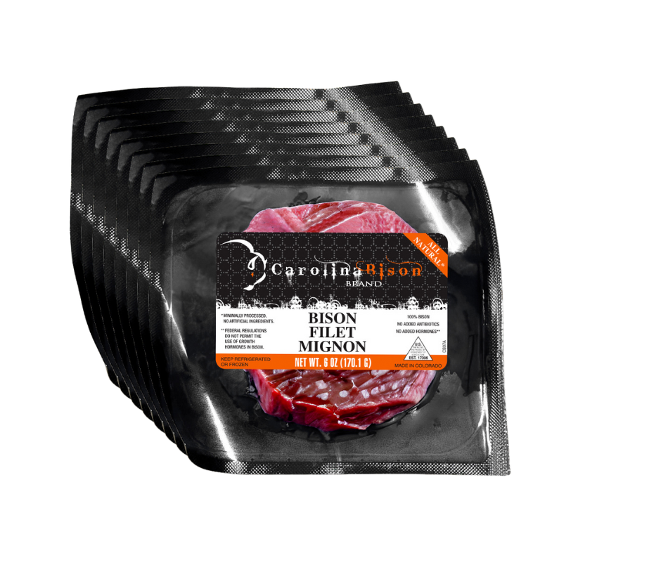 Bison Filet Mignon 8 Pack Bundle